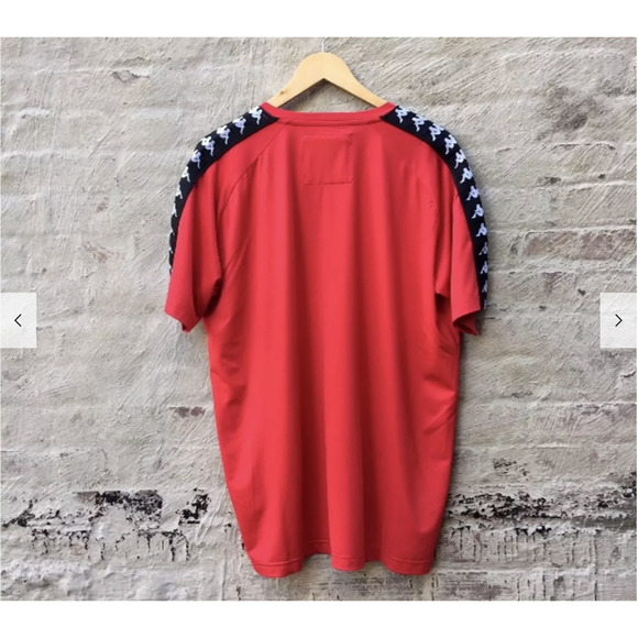 NWT Gosha Rubchinskiy Kappa Men's RED Logo Crewneck T-Shirt SS17 Size Medium - Picture 3 of 4